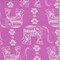 Bright Orchid Pink Moroccan Elephant Double Brushed Jersey Knit Fabric By the Yard